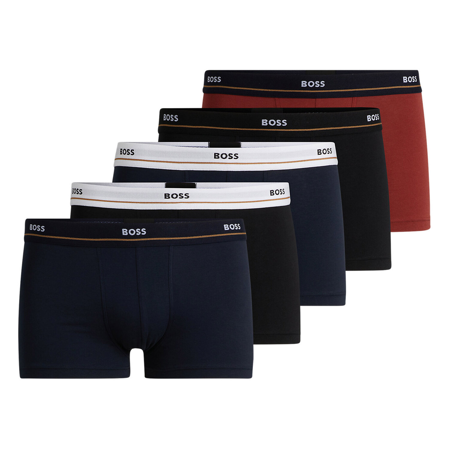 

Боксеры BOSS Boxershort 5 шт, цвет Schwarz/Blau/Rot