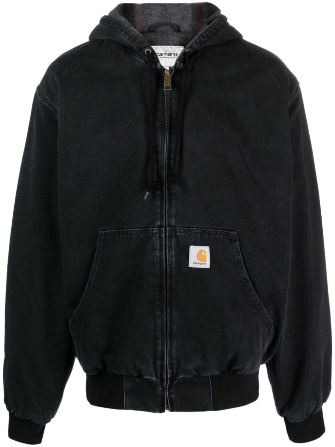 

Carhartt WIP куртка OG Active с капюшоном и логотипом, черный