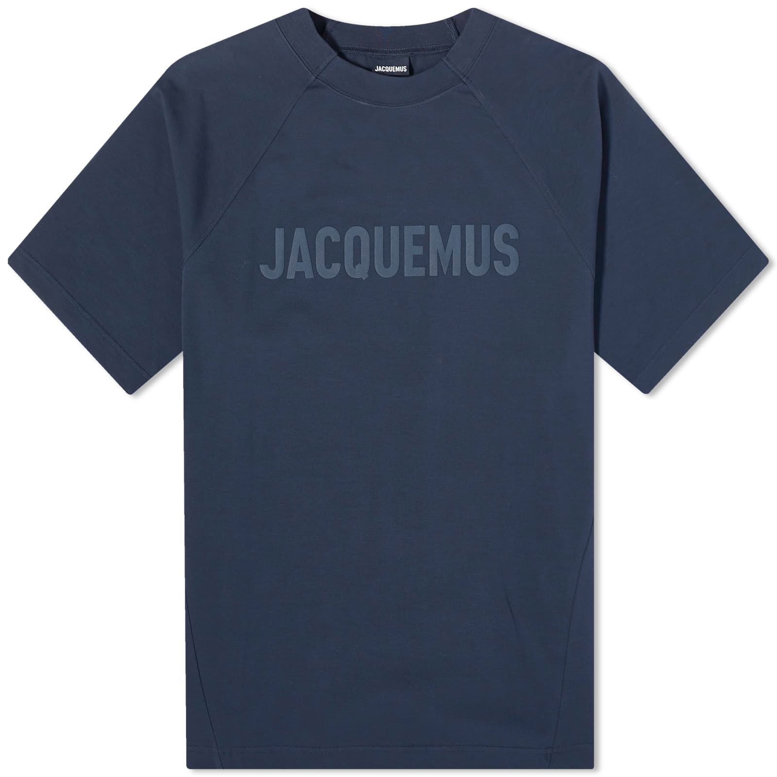 Футболка Jacquemus Typo, темно-синий