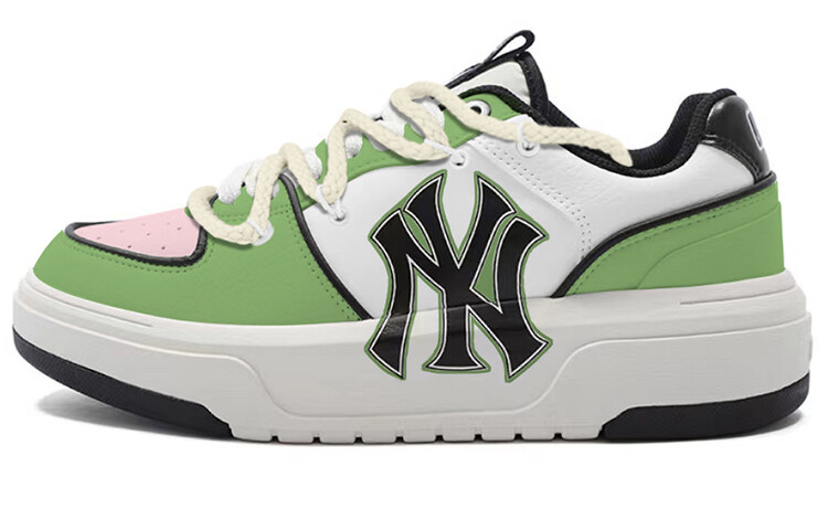 

Кроссовки MLB Chunky Liner Skateboarding Shoes Unisex Low-top White, зеленый