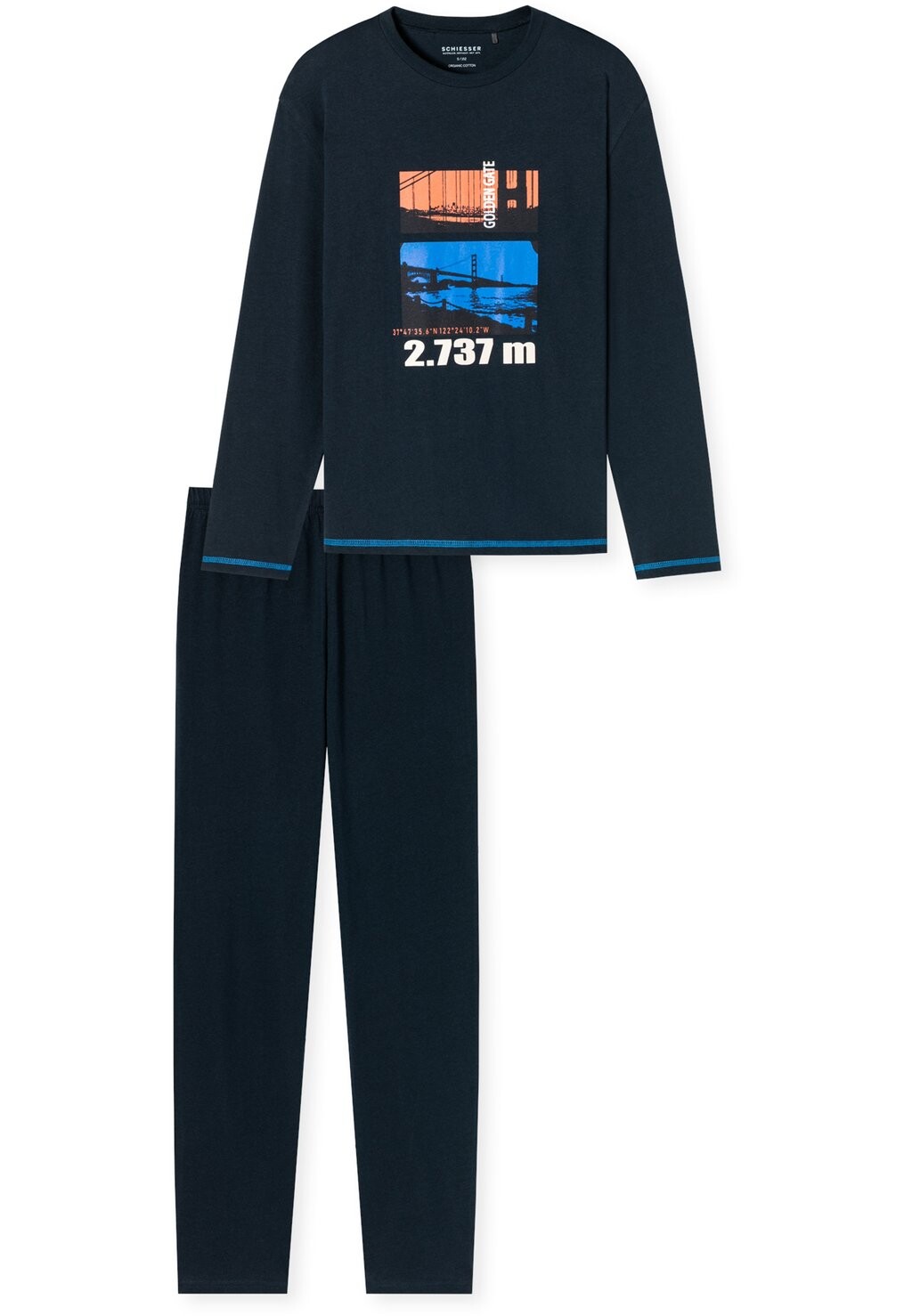 

Пижама SET Schiesser, цвет nachtblau