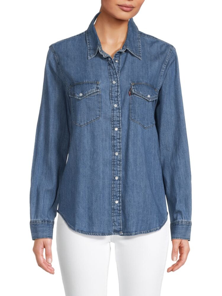 

Джинсовая рубашка в стиле вестерн Levi'S, синий