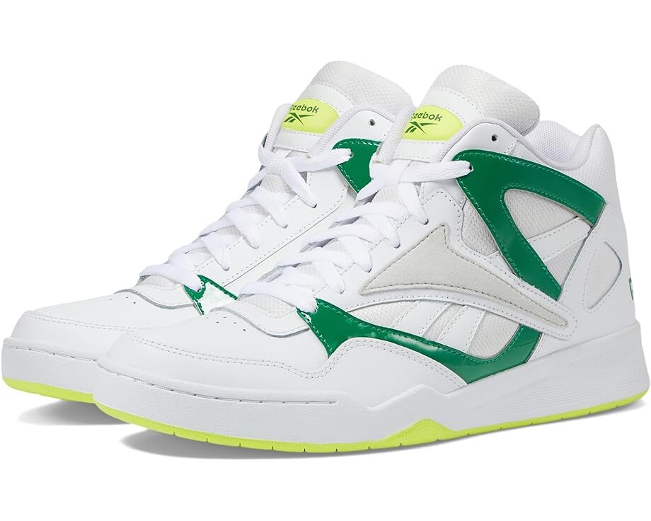 Кроссовки Reebok Lifestyle Royal BB4590, цвет White/Glen Green/Yellow