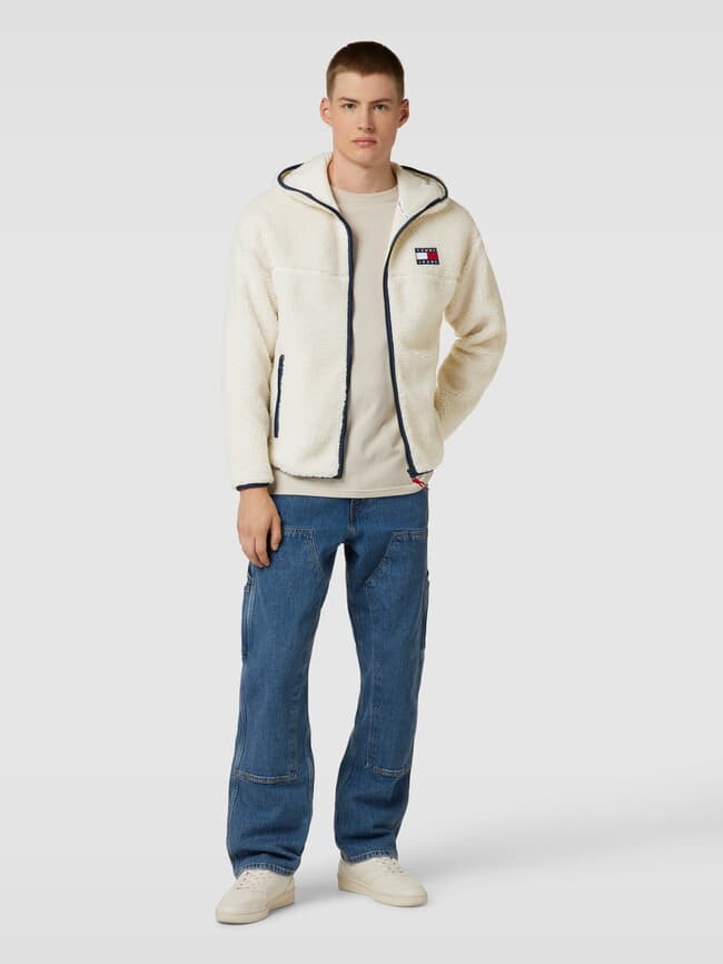 

Куртка из меха тедди модель "ШЕРПА" Tommy Jeans, песочный, Бежевый