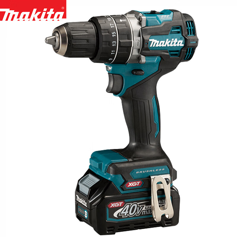 Дрель электрическая Makita HP002GA203 + два аккумулятора 40V/2.0Ah, зарядное устройство