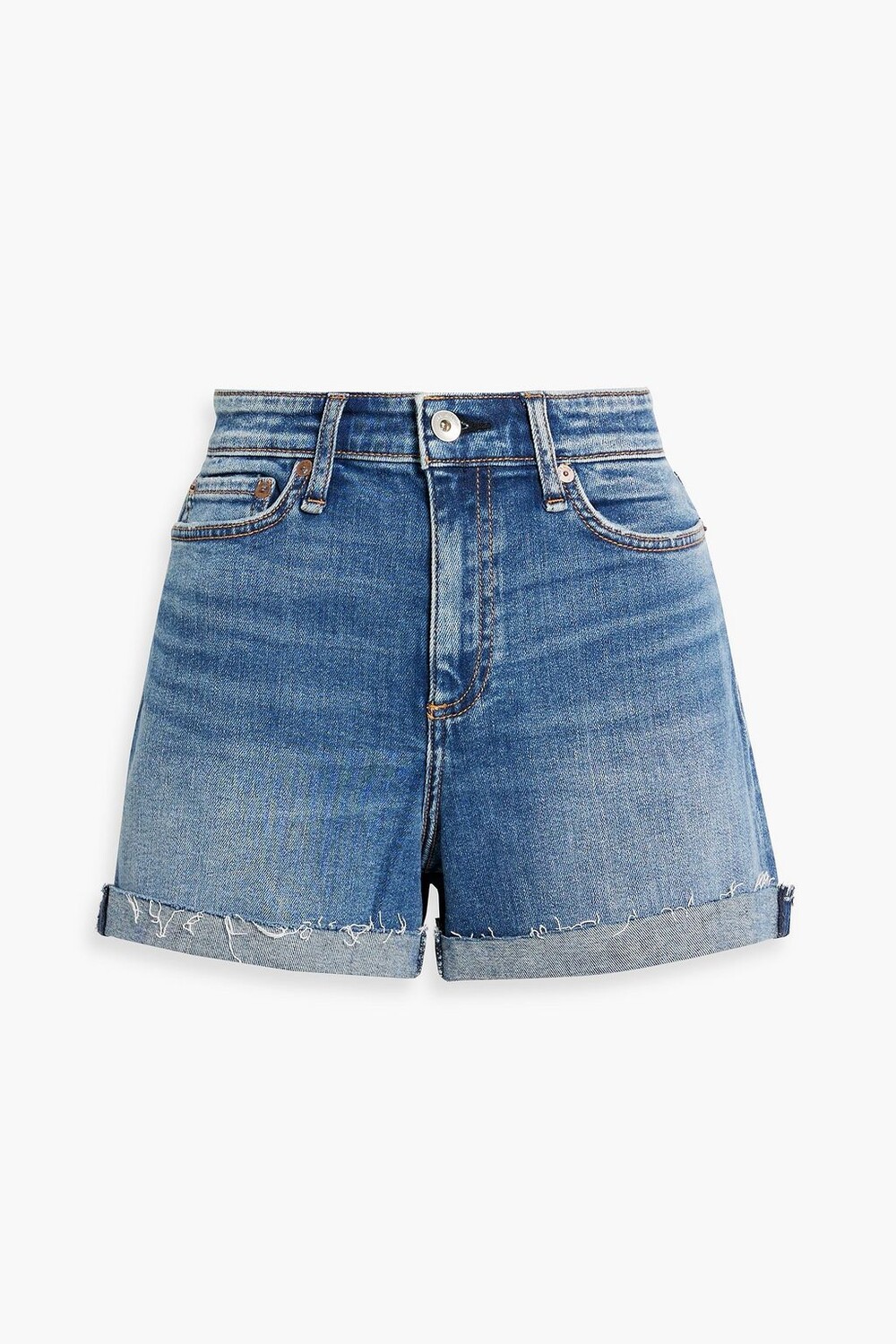 

Нина джинсовые шорты RAG & BONE, синий