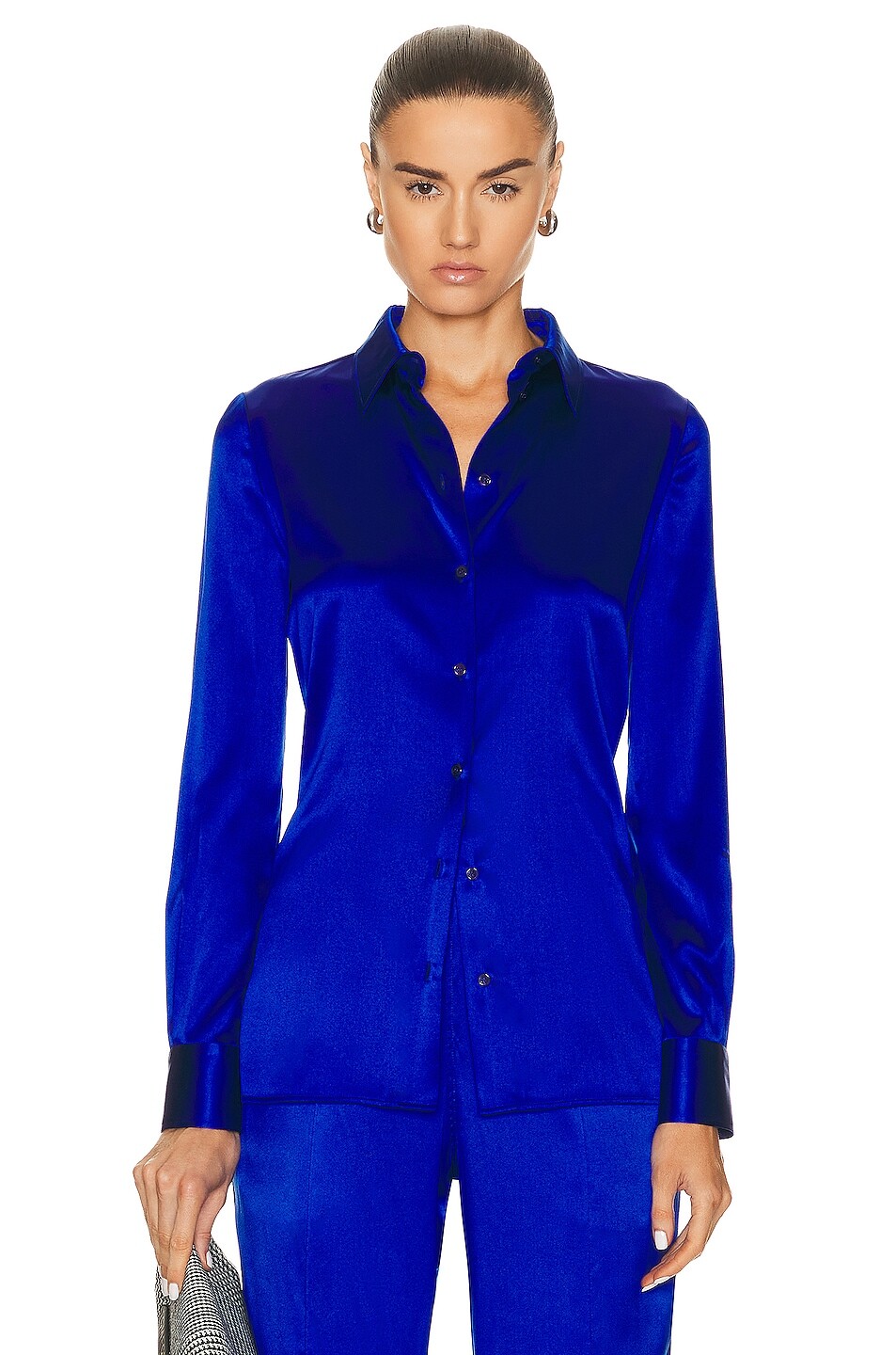 

Рубашка Tom Ford Stretch Classic, цвет Cobalt Blue