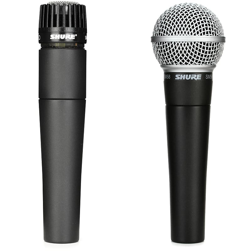 Микрофон Shure SM57-LC-58Pk микрофон инструментальный универсальный shure sm57 lce