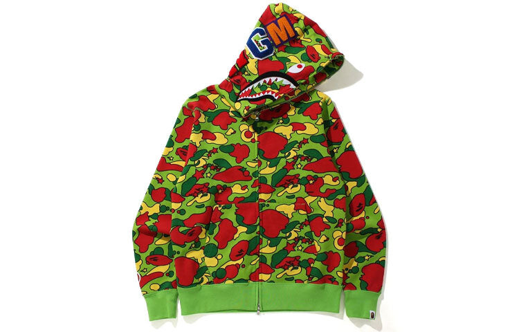 

Толстовка мужская BAPE Sta Camo Shark на молнии во всю длину, разноцветный