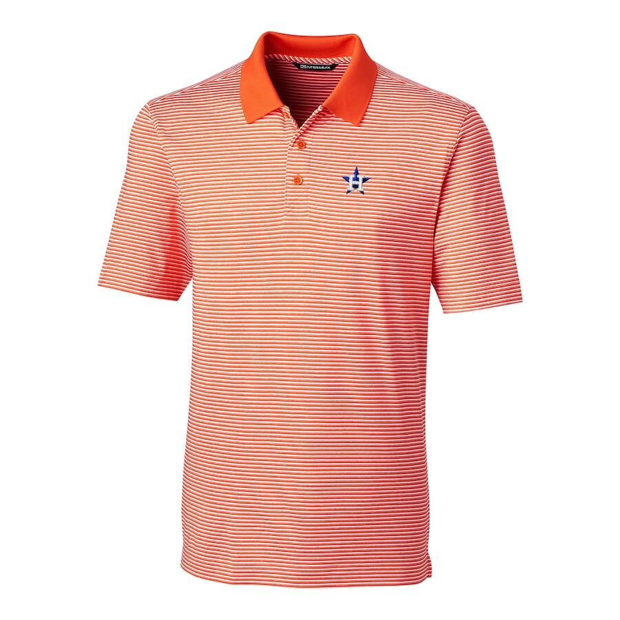 

Поло с коротким рукавом Cutter & Buck Houston Astros, оранжевый