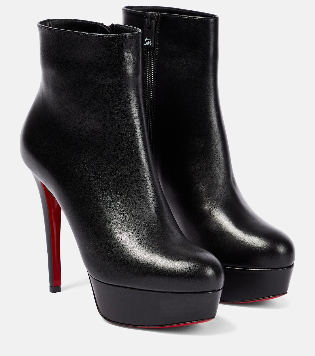 

Кожаные ботильоны Bianca Christian Louboutin, черный