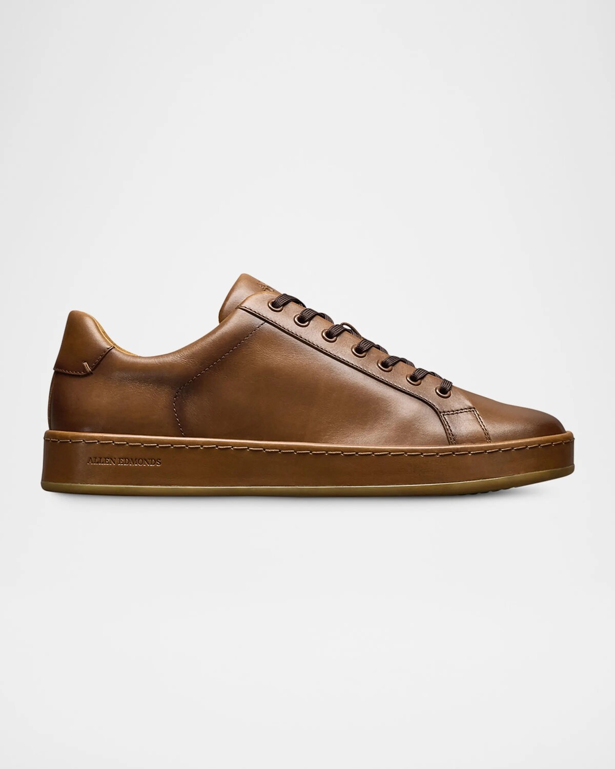 

Мужские кожаные низкие кеды Barnes Allen Edmonds, цвет Coffee