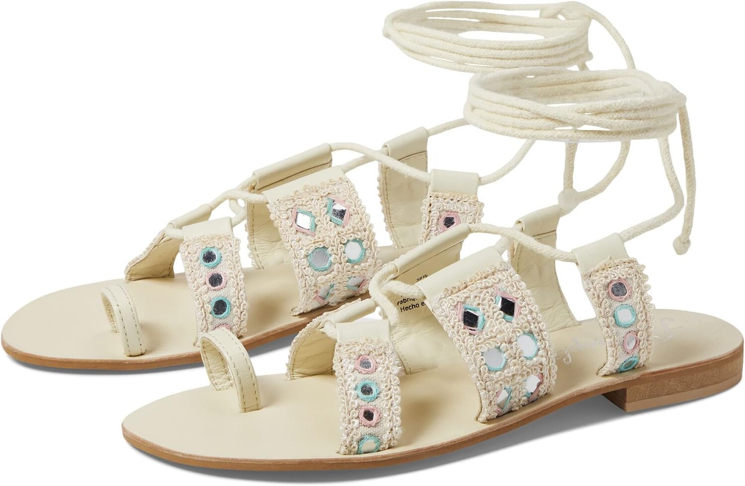 

Сандалии на плоской подошве Mantra Mirror Sandal Free People, цвет Natural