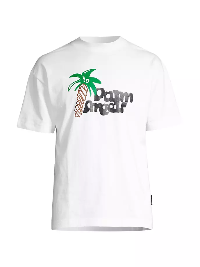 

Футболка с эскизным логотипом Palm Angels, черный