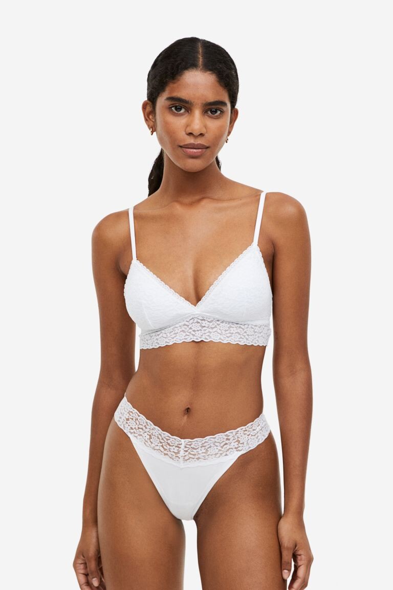 

Кружевной бюстгальтер с двумя подкладками H&M