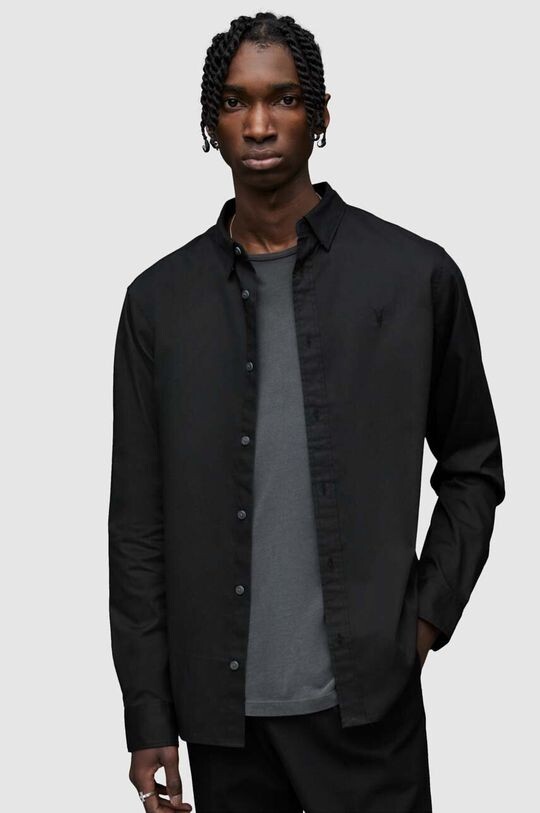 

ФУТБОЛКА HAWTHORNE LS AllSaints, черный