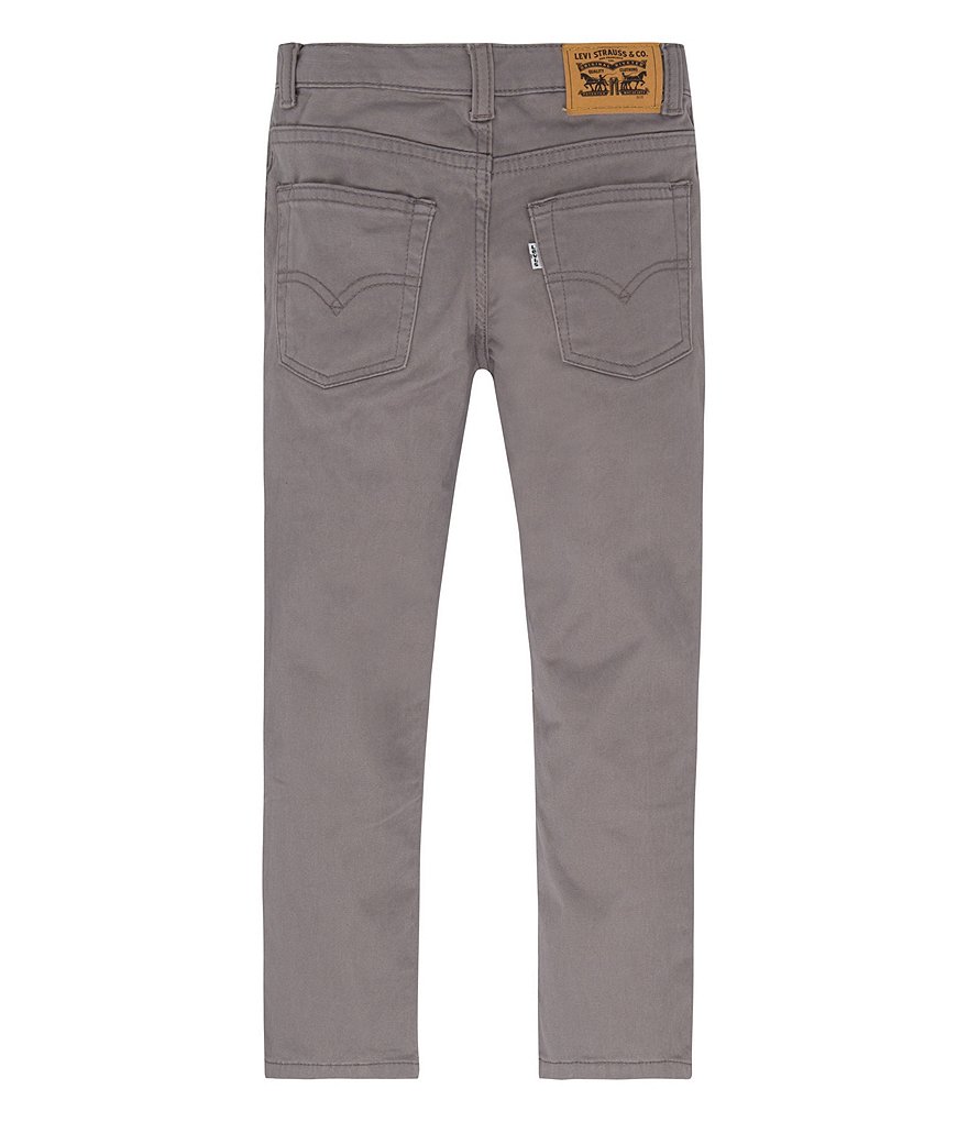 Замшевые брюки узкого кроя Levi's Little Boys 2T-7X 511, серый