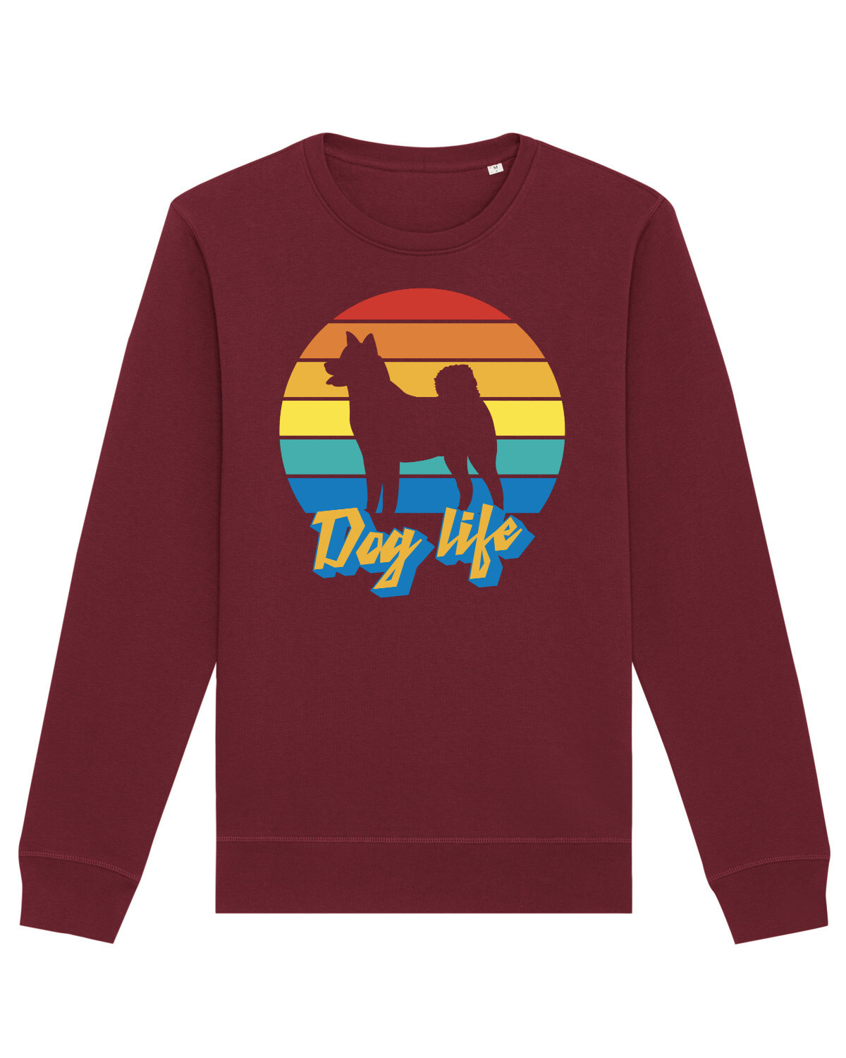 

Толстовка wat Apparel Sunset dog life, цвет Weinrot