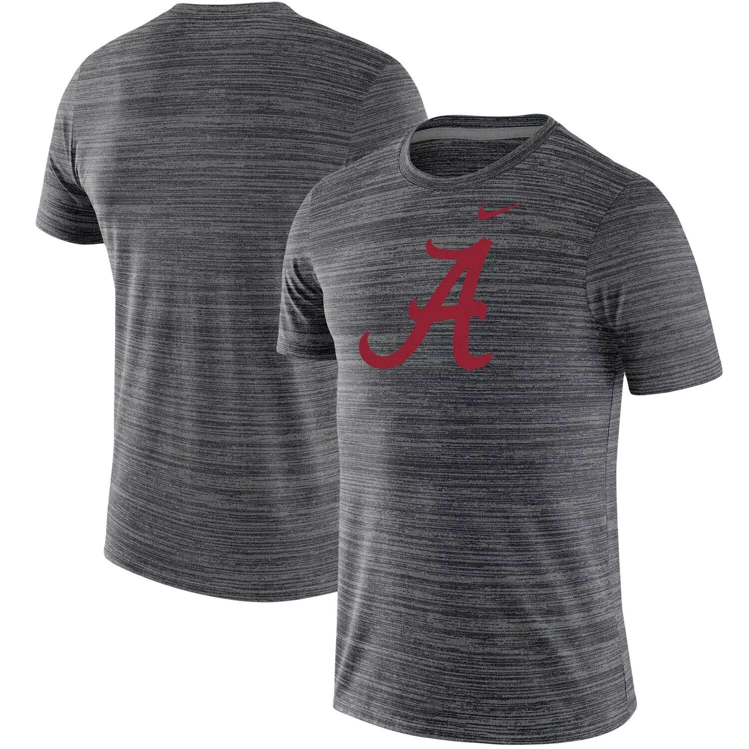 

Мужская черная футболка с логотипом Nike Alabama Crimson Tide Team Velocity Legend Performance, Черный