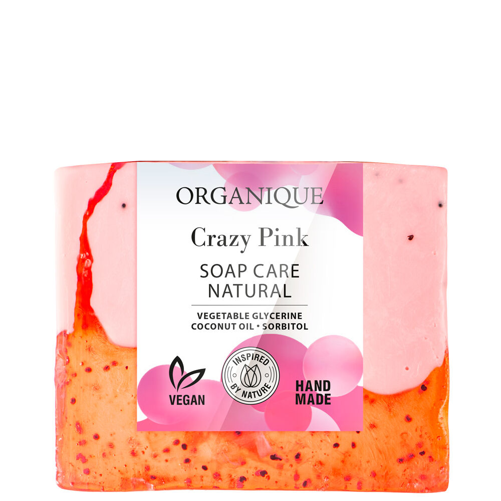 цена Глицериновое мыло Organique Crazy Pink, 100 гр
