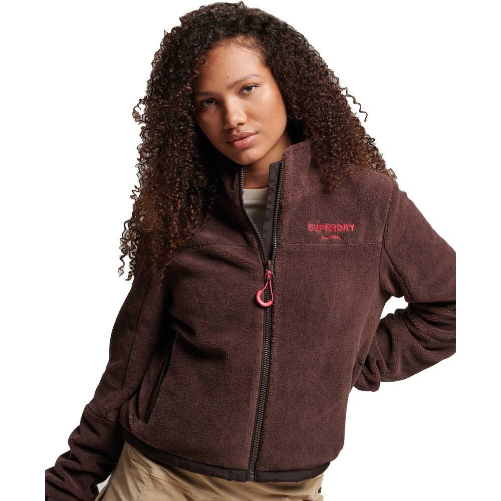 

Куртка Superdry Code Fleece Trekker, коричневый