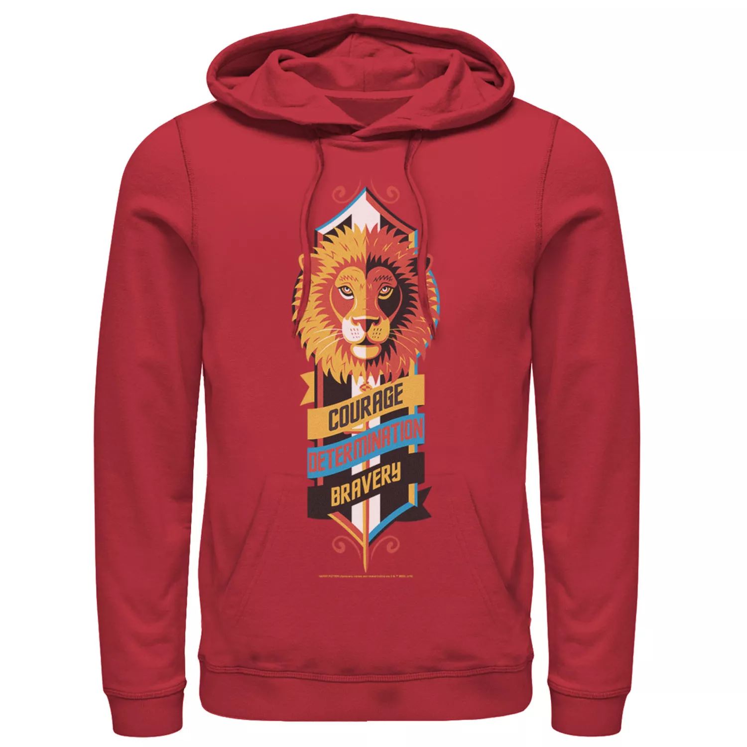 Мужской пуловер с капюшоном и логотипом Гриффиндора Harry Potter фото