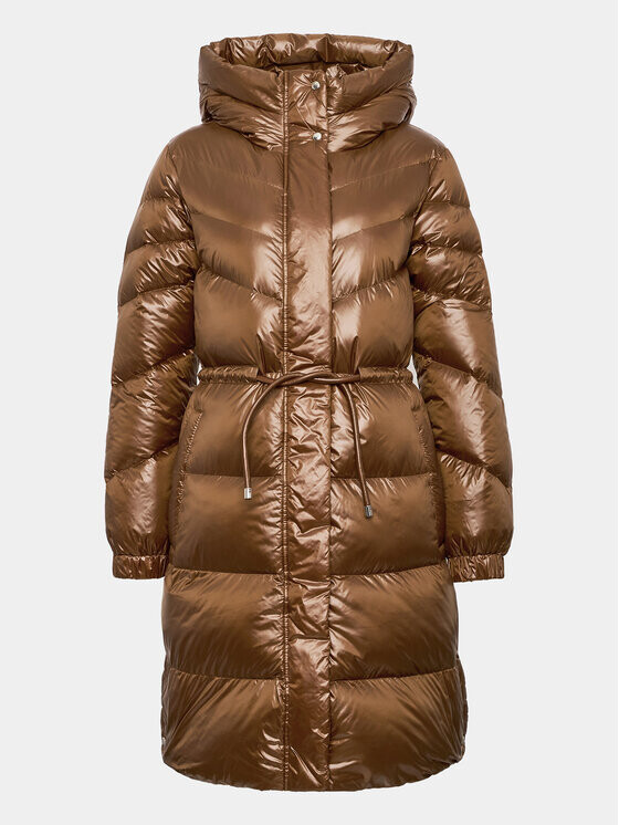 

Пуховик стандартного кроя Woolrich, коричневый