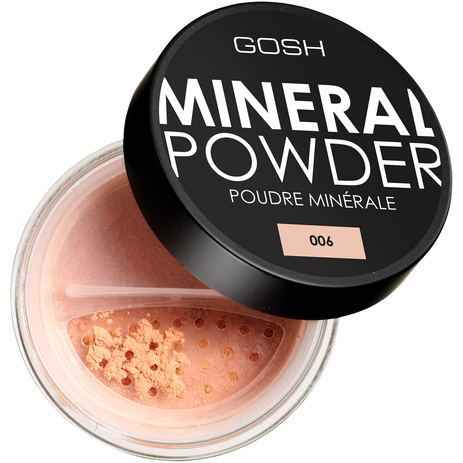 Рассыпчатая пудра для лица мед 006 Gosh Mineral Powder, 08 гр