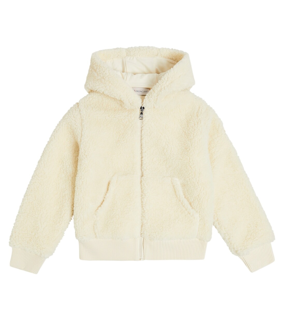 

Толстовка с капюшоном Тедди Moncler Enfant, белый