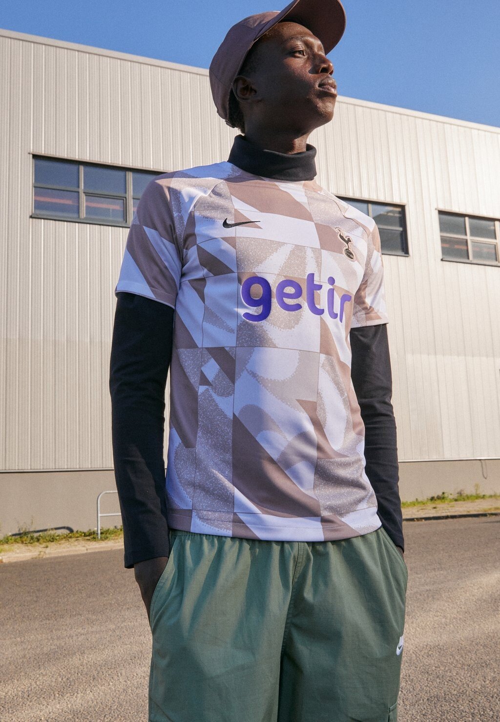 

Team Tottenham Hotspurs Academy Printed 3Rd Nike, цвет white/black