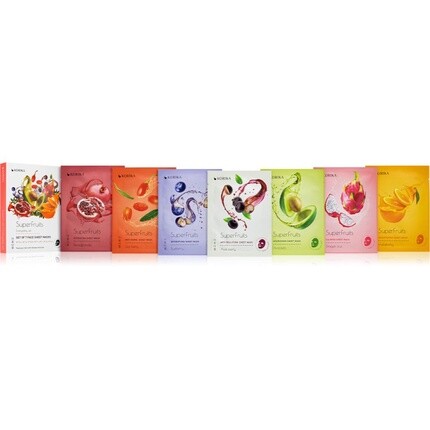 

KORIKA SuperFruits Ежедневный набор из 7 тканевых масок для лица