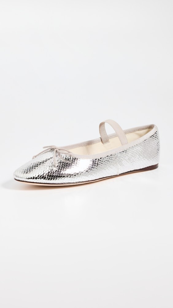 

Балетки Loeffler Randall Leonie Soft Ballet, серебряный