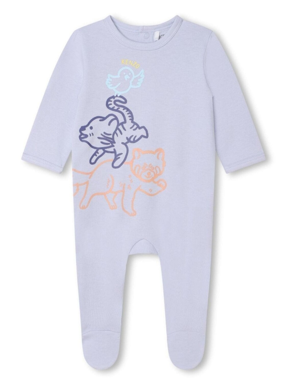 

Kenzo Kids пижама из органического хлопка с графичным принтом, синий