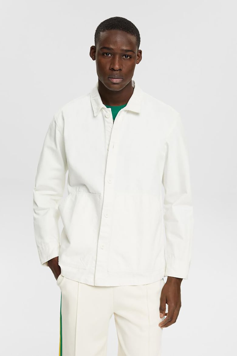 Куртка рубашечного типа с карманами Esprit, белый