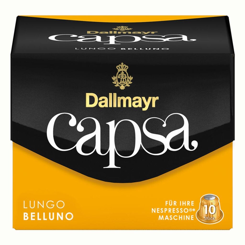 

Даллмайр Капса Лунго Беллуно | 10 комп. Nespresso. Капсулы Dallmayr