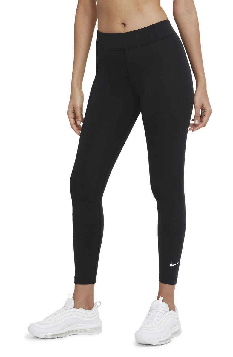 

Леггинсы Sportswear Essential 7/8 NIKE, черно-белый