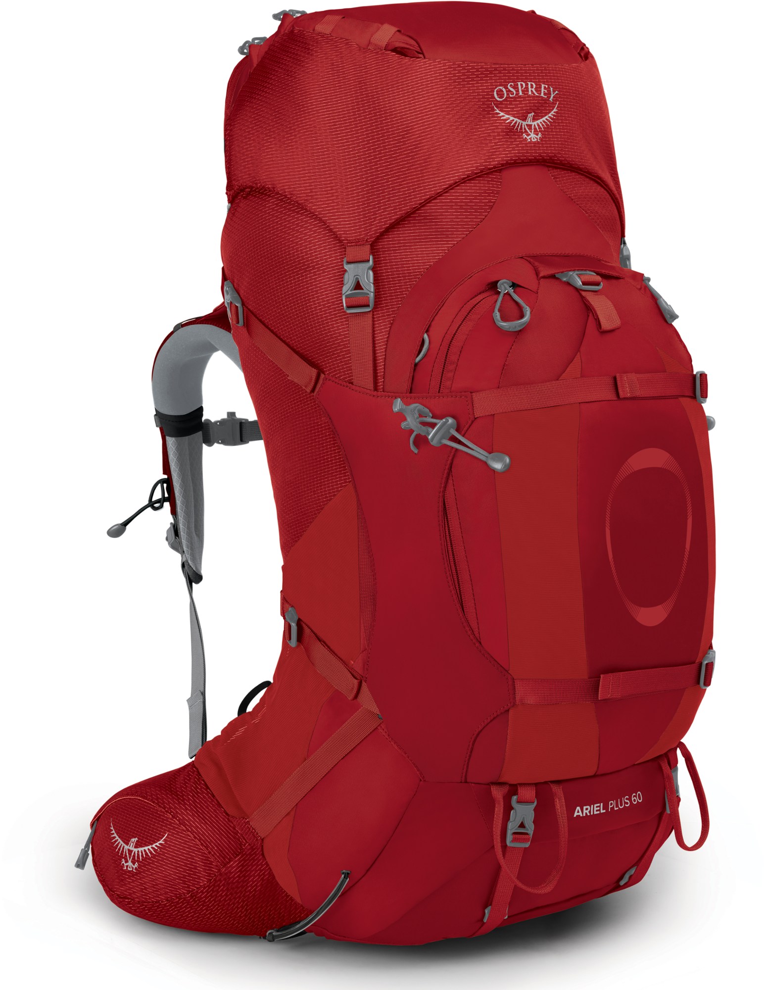 Набор Ariel Plus 60 – женский Osprey, красный рюкзак ariel osprey цвет claret red