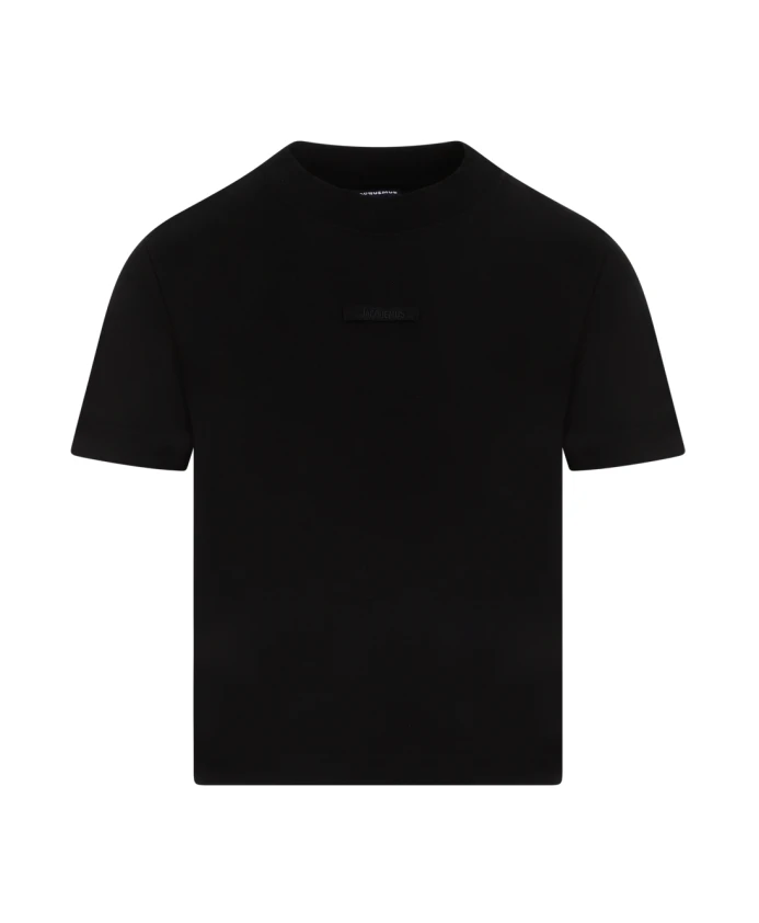 

Футболка из грогрена Jacquemus, черный