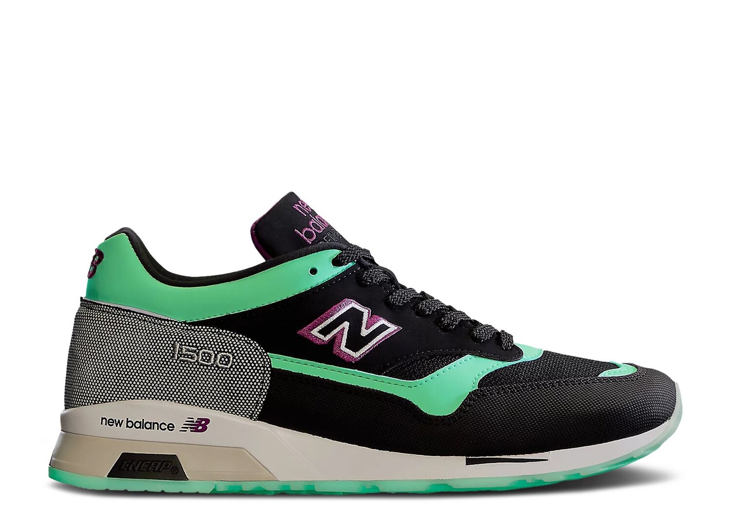 

Кроссовки New Balance 1500 Made In England 'Glow In The Dark', черный