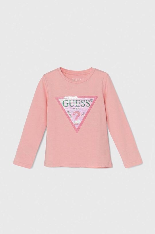 

Guess Лонгслив для детей, розовый