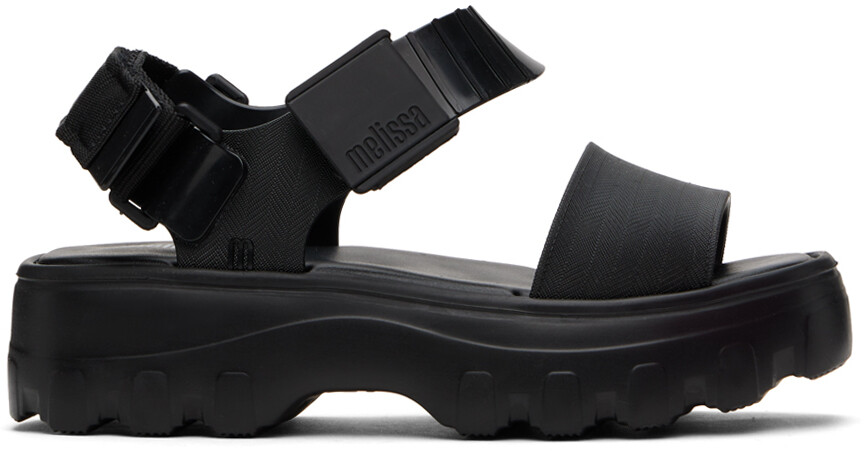 

Черные сандалии с открытым носком Melissa, цвет Black