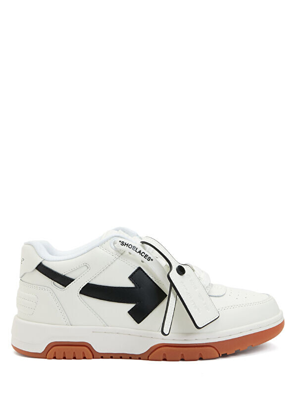

Женские кожаные кроссовки с логотипом Off-White, белый