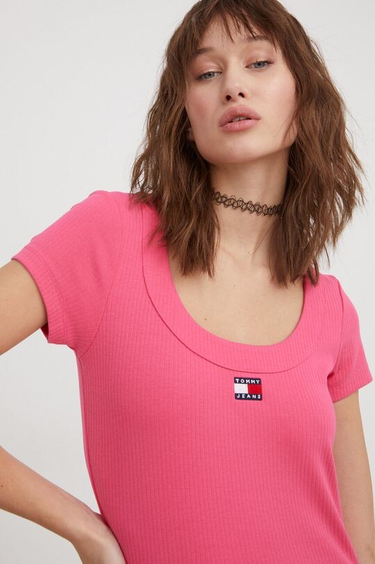 

Футболки Tommy Jeans, розовый