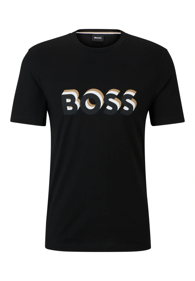 

Футболка tiburt 427 стандартного кроя Boss, черный