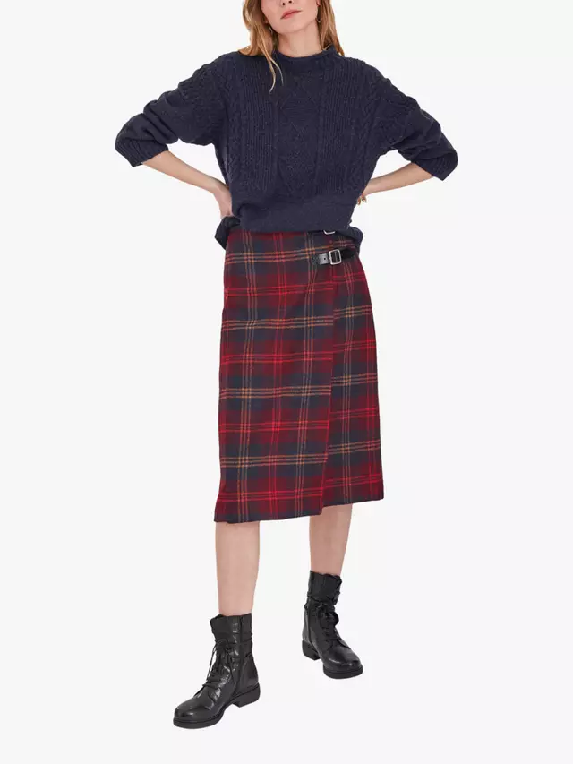 

Юбка Celtic & Co. Celt Wool Midi Kilt, цвет red/multi
