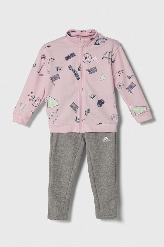 

adidas Детский спортивный костюм, розовый