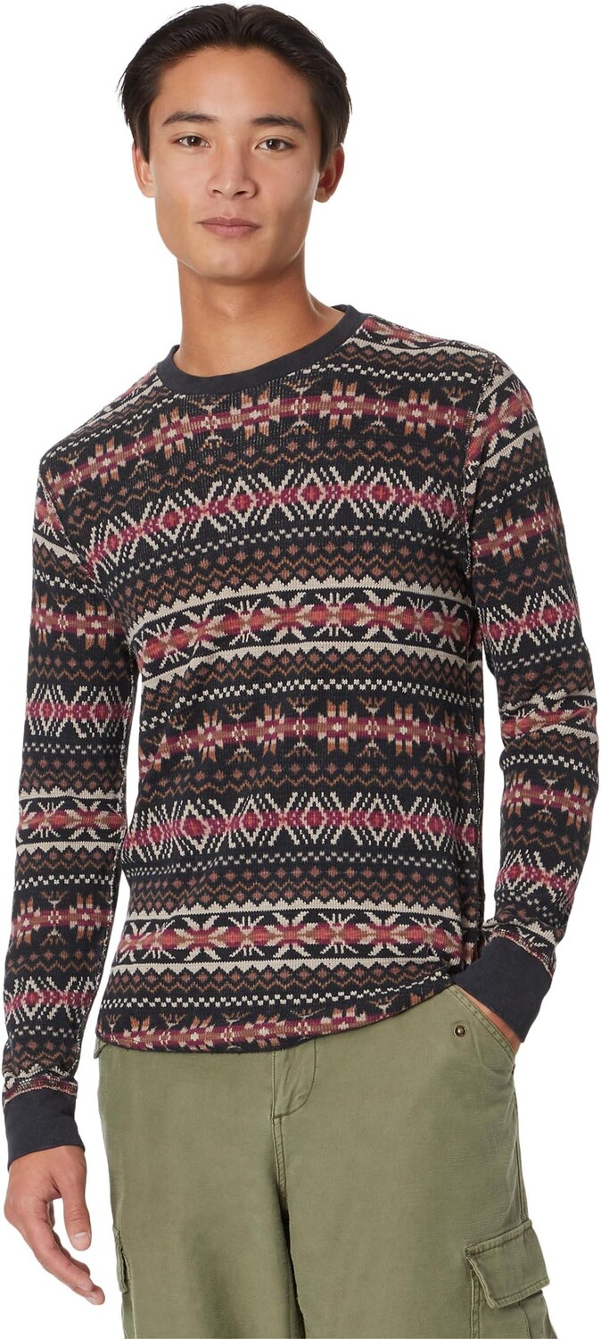 

Термальный топ с принтом Garment Dye Print Lucky Brand, мульти