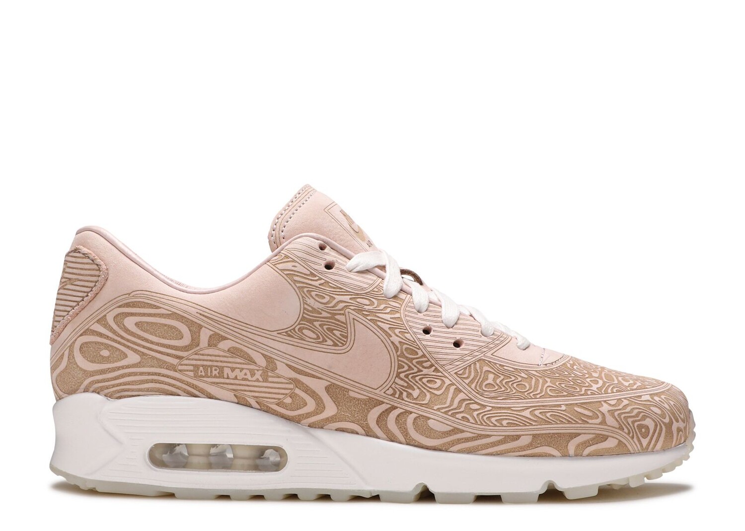 

Кроссовки Nike Air Max 90 Qs Laser 'Woodgrain', кремовый, Бежевый
