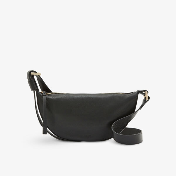 

Кожаная сумка через плечо Half Moon Allsaints, черный