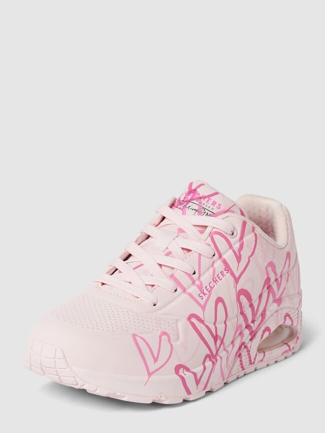 

Кроссовки с мотивным принтом, модель UNO SKECHERS, розовый